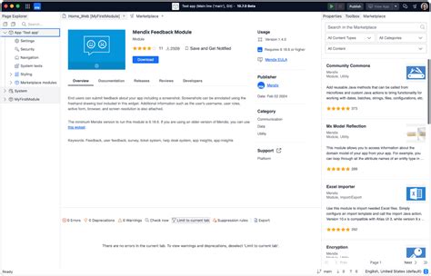 mendix marketplace studio pro.